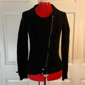 Mossimo Supply Co. Zip Up Black Cardigan XL